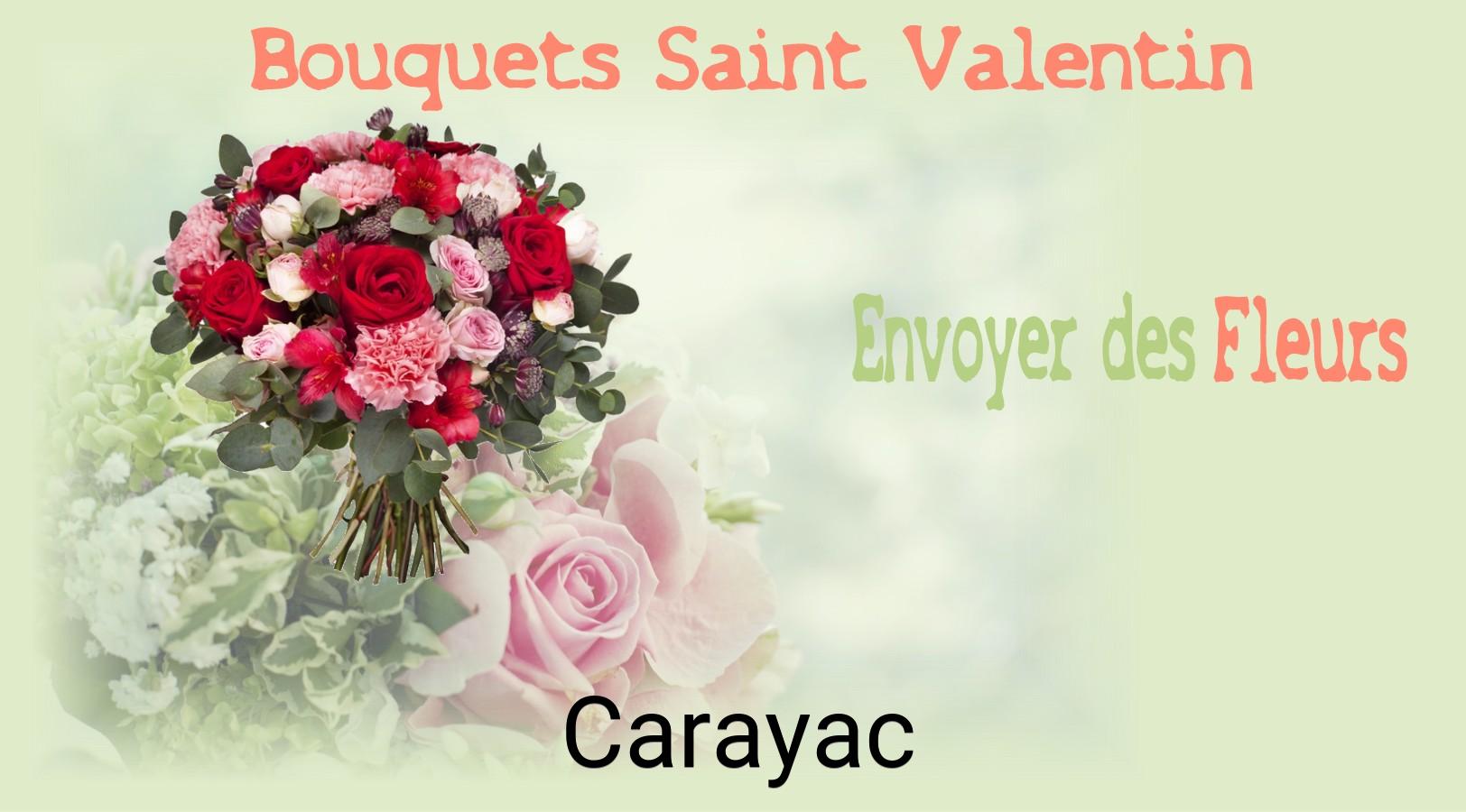 Roses de Saint-Valentin livrées à Carayac